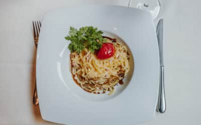 Kartoffel-Spaghetti à la Carbonara